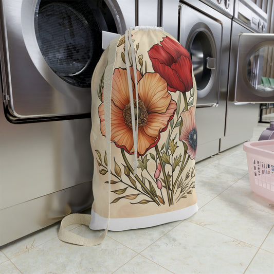 Floral Fantasy Laundry Bag | Home Decor | Accessories, All Over Print, AOP, Bags, Laundry, Sublimation | Prints with Passion