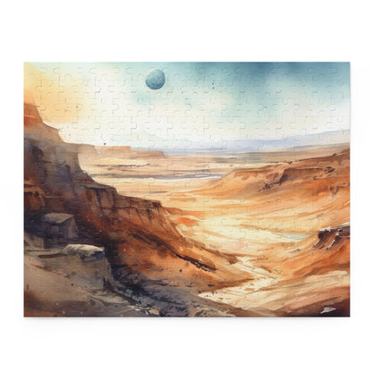 Baron Desert Jigsaw Puzzle - Explore the beauty of a desert landscape with this captivating puzzle. Perfect for nature lovers and puzzle enthusiasts.