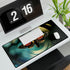 Moth Flying through Quantum Rings Gaming XXL Extended Desk Mat