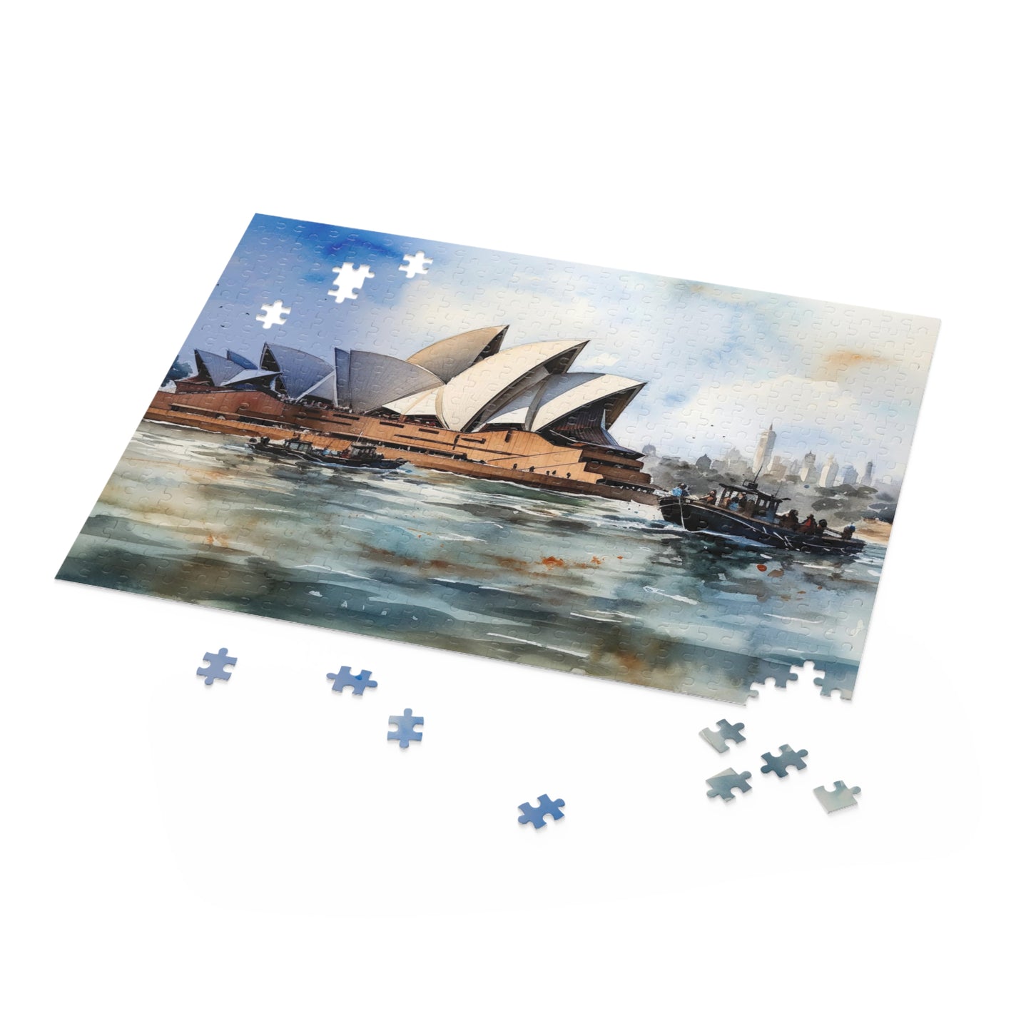 Captivating Sydney Opera House jigsaw puzzle | Iconic architectural masterpiece | Home entertainment