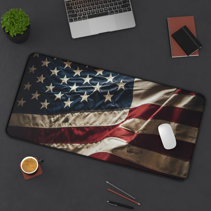 USA Pride Desk Mat | Desk Mat | Accessories, Back-to-School, Desk, Fall Bestsellers, Home & Living, Mouse pad, Mouse Pads, Mousepad, Seasonal Picks, Stationery, TikTok | Prints with Passion