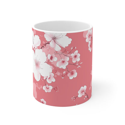 Cherry Blossom Bliss Mug | Mugs | 11 oz, Ceramic, Coffee Mugs, Home & Living, Kitchen, Mugs, Sublimation | Prints with Passion