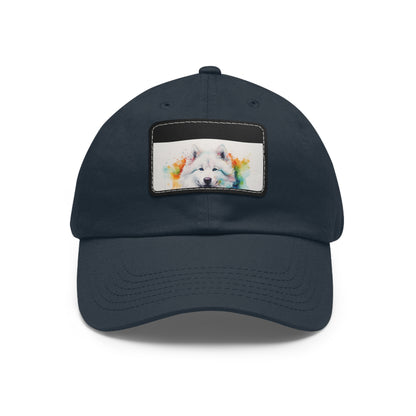 Watercolor Samoyed Charm Baseball Cap