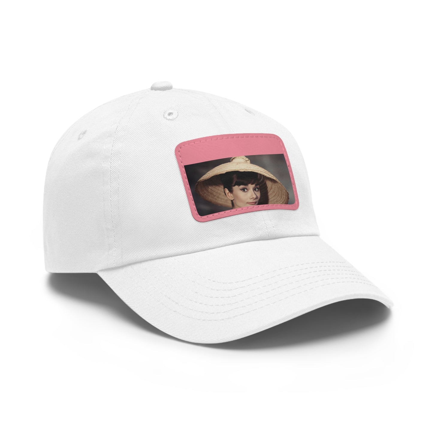 Iconic Audrey Hepburn Monochrome Baseball Cap