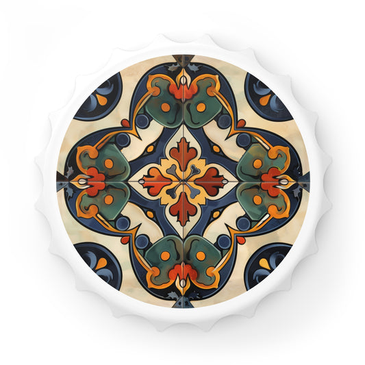 Artisan Tiles Pattern Bottle Opener