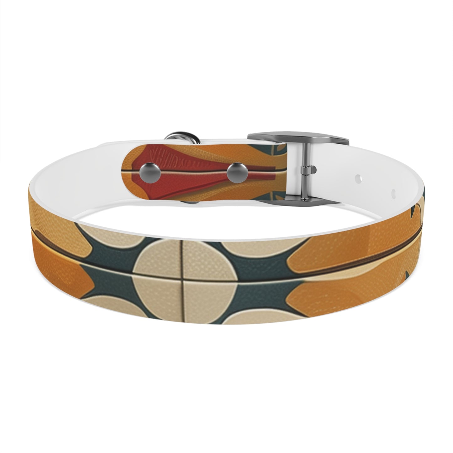 Tile Print Dog Collar: Handcrafted Chic Design