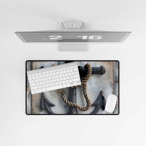 Nautical Anchor — XL & XXL Desk Mat — Product Detail View 8