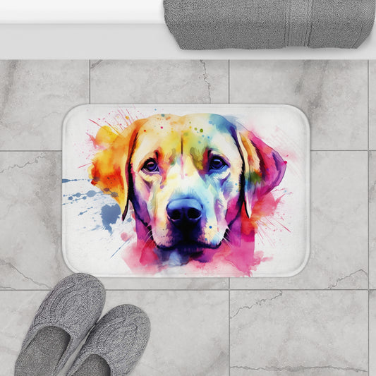 Labrador Love Bath Mat | Bath Mats | Bath, Bathroom, Home & Living, Indoor, Sublimation | Prints with Passion