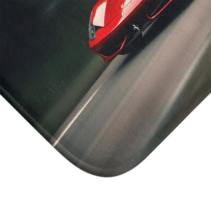 Ferrari Finish Line Bath Mat