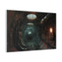 Steampunk Submarine in an Abyss — Canvas Wall Art — Product Detail View 6