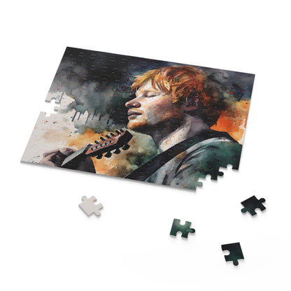 Ed Sheeran Watercolor Jigsaw Puzzle