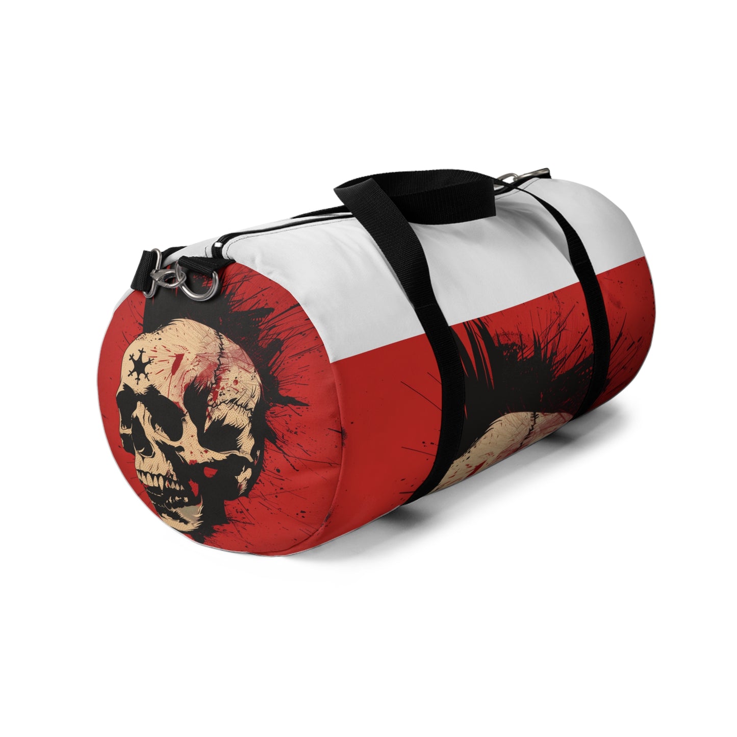 Skull Punk Duffel Bag | Duffle Bags | Accessories, All Over Print, AOP, Assembled in the USA, Assembled in USA, Bags, Duffle, Made in the USA, Made in USA | Prints with Passion