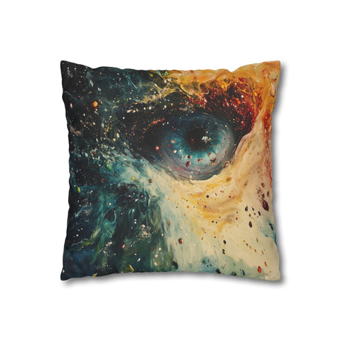 Exploding Prism of Emotions (Edition II) — 40×40 Cushion Cover — Double-Sided Back & Concealed Zip Detail