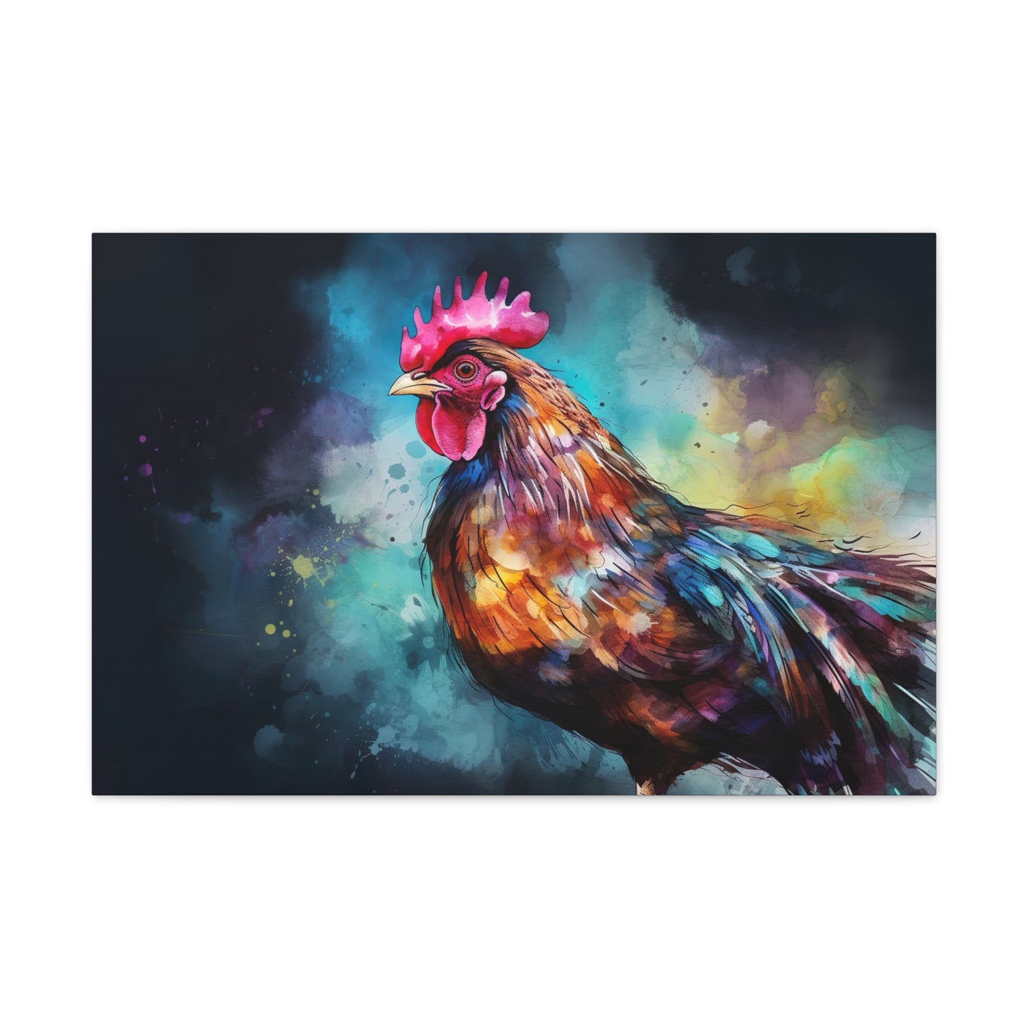 Rustic Rooster Canvas: Farmhouse Decor | Canvas | Art & Wall Decor, Canvas, Fall Picks, Hanging Hardware, Home & Living, Indoor, Top Spring Products, Valentine's Day promotion | Prints with Passion