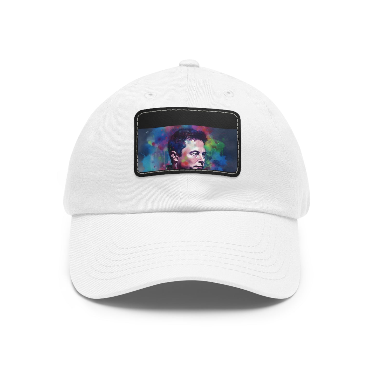 Neon Dreams: Elon Musk Watercolor Baseball Cap