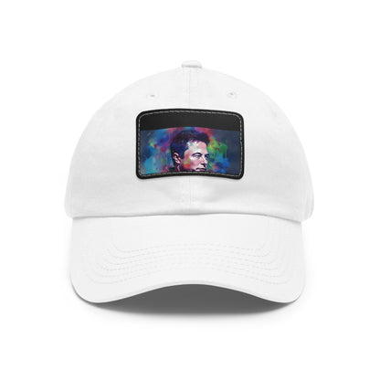 Neon Dreams: Elon Musk Watercolor Baseball Cap