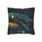 Space Whale with Lantern Eyes — 40×40 Cushion Cover — Front 40×40 cm Square Cushion View