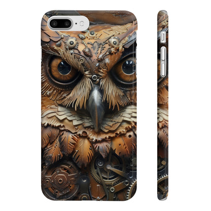 Owl of Time: Steampunk Companion Phone Case