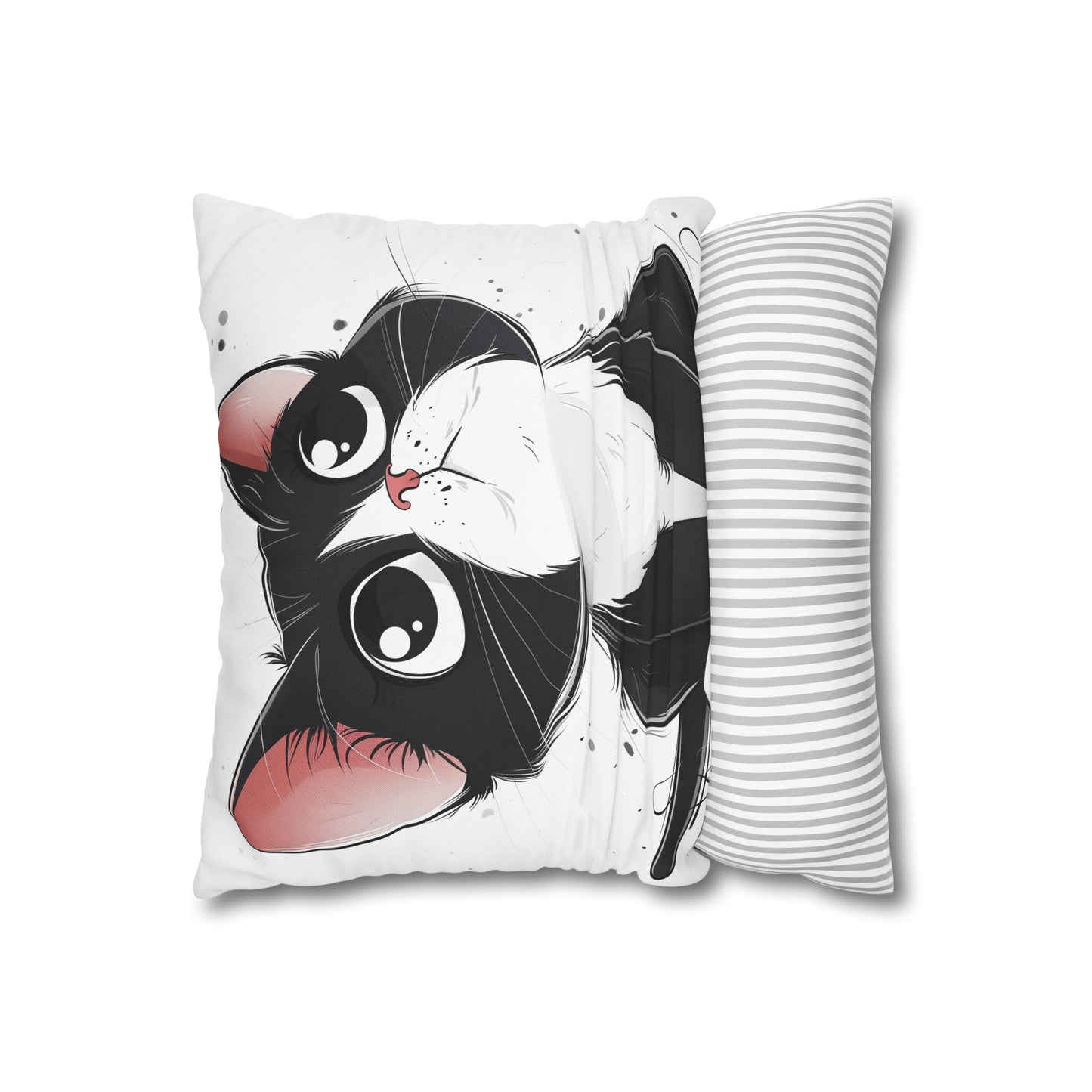 Adorable Cartoon Cat Pillowcase for Cat Lovers - High-quality, Comfortable, and Stylish - Perfect Gift Idea