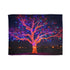 Electric Tree Rooted in the Sky — Plush Fleece Throw Blanket — Full Flat Artwork View