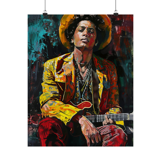 "Bruno Mars: A Canvas of Rhythm and Soul"