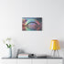 Rainbow Bridge Between Two Planets (Edition II) — Canvas Wall Art — Kiln-Dried Pine Frame & Ready-to-Hang Back View