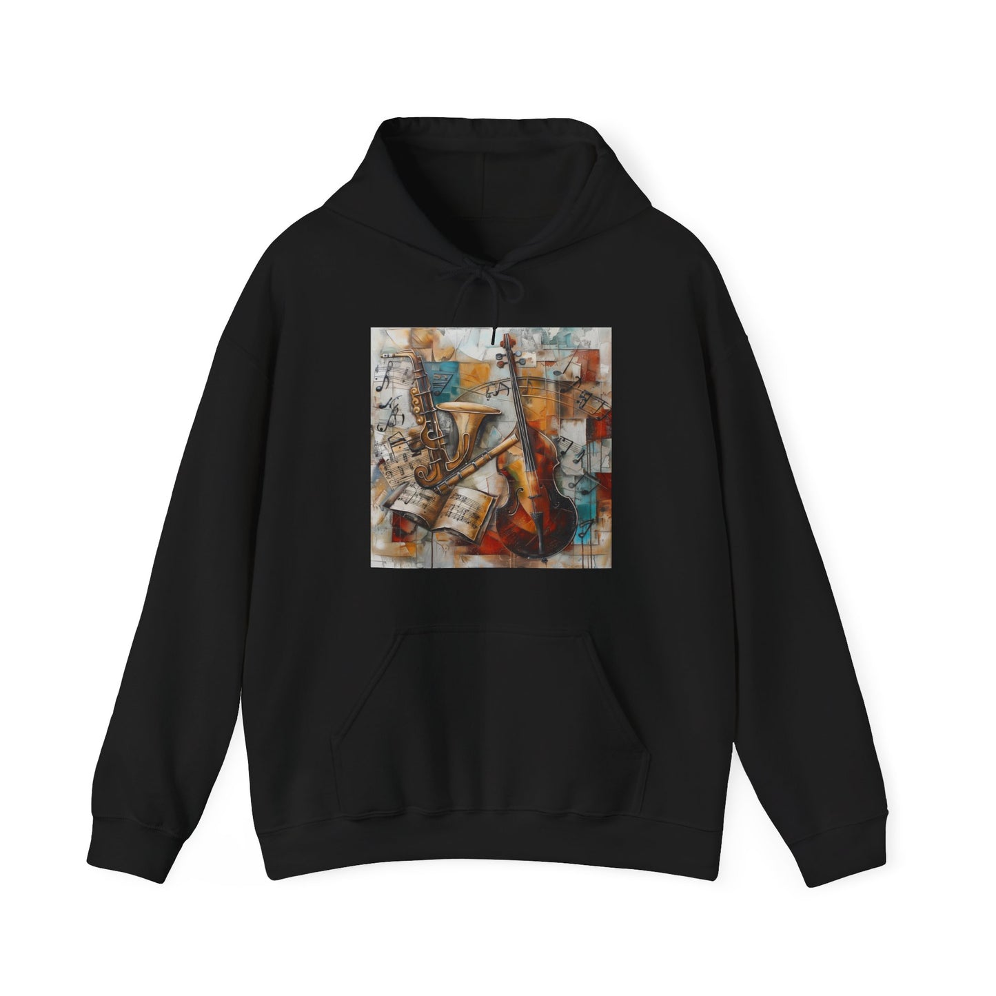 Soulful Sounds: Where Music Meets the Wilderness in This Expressive Hoodie | Hoodies | DTG, Hoodies, Men's Clothing, Regular fit, Unisex, Women's Clothing | Prints with Passion