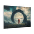 Mystic Monk Opening Cosmic Gate — Canvas Wall Art — Product Detail View 6
