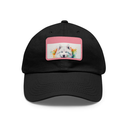 Watercolor Samoyed Charm Baseball Cap