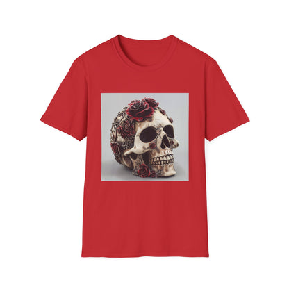 Memento Mori: Gothic Skull & Roses T-Shirt