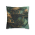 Treehouse Village in the Sky — 40×40 Cushion Cover — Front 40×40 cm Square Cushion View