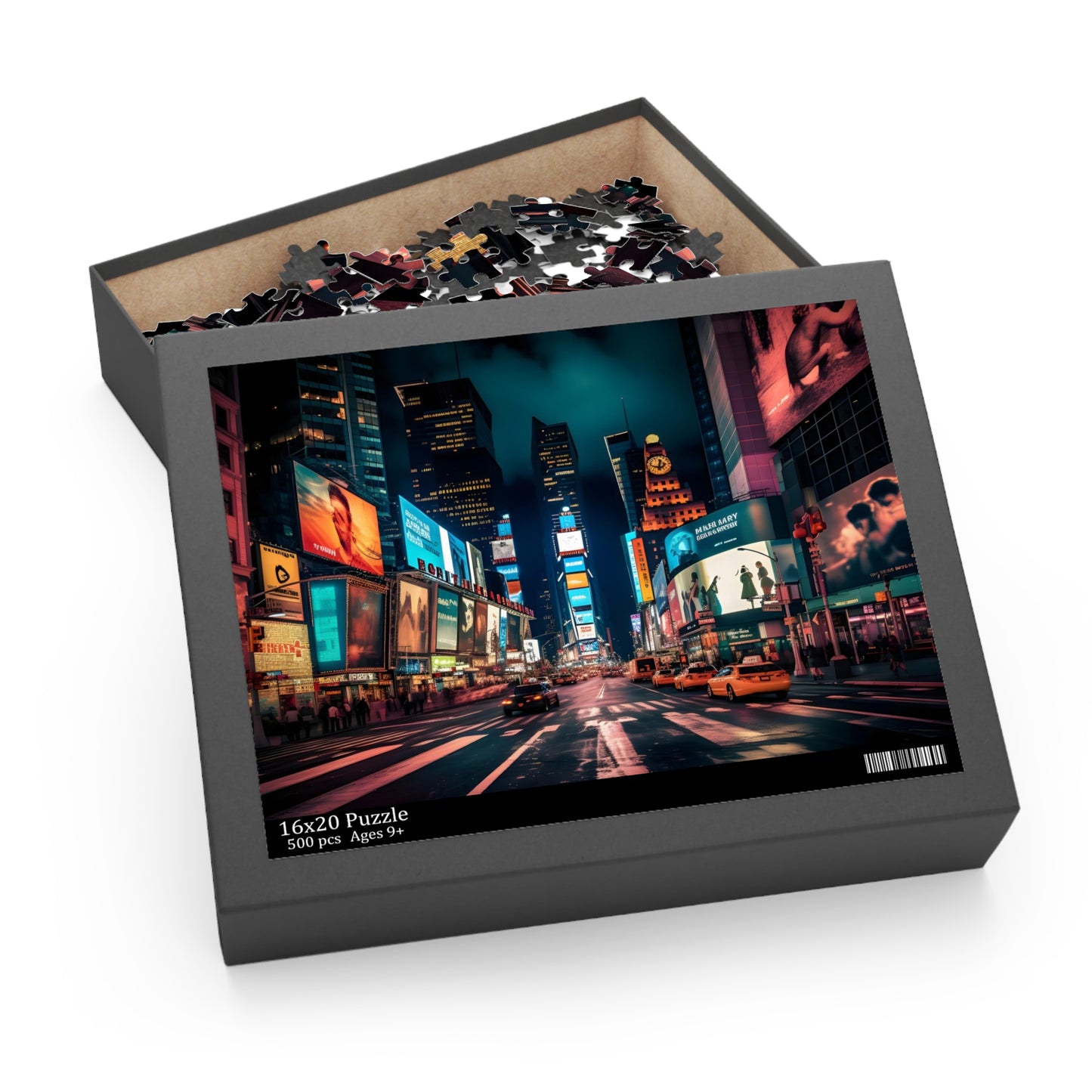 Times Square Night Puzzle