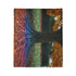 Binary Tree with Rainbow Roots Plush Fleece Throw Blanket