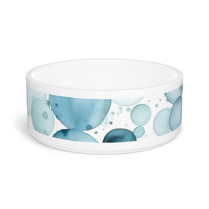 Seafoam Vision Pet Bowl: Dive into a mesmerizing oceaninspired design!