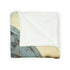 Crumbling Planet Leaking Golden Lava — Plush Fleece Throw Blanket — Product Detail View 11