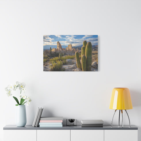 Cactus Shaped Like Ancient Ruins (Edition II) — Canvas Wall Art — Product Detail View 7