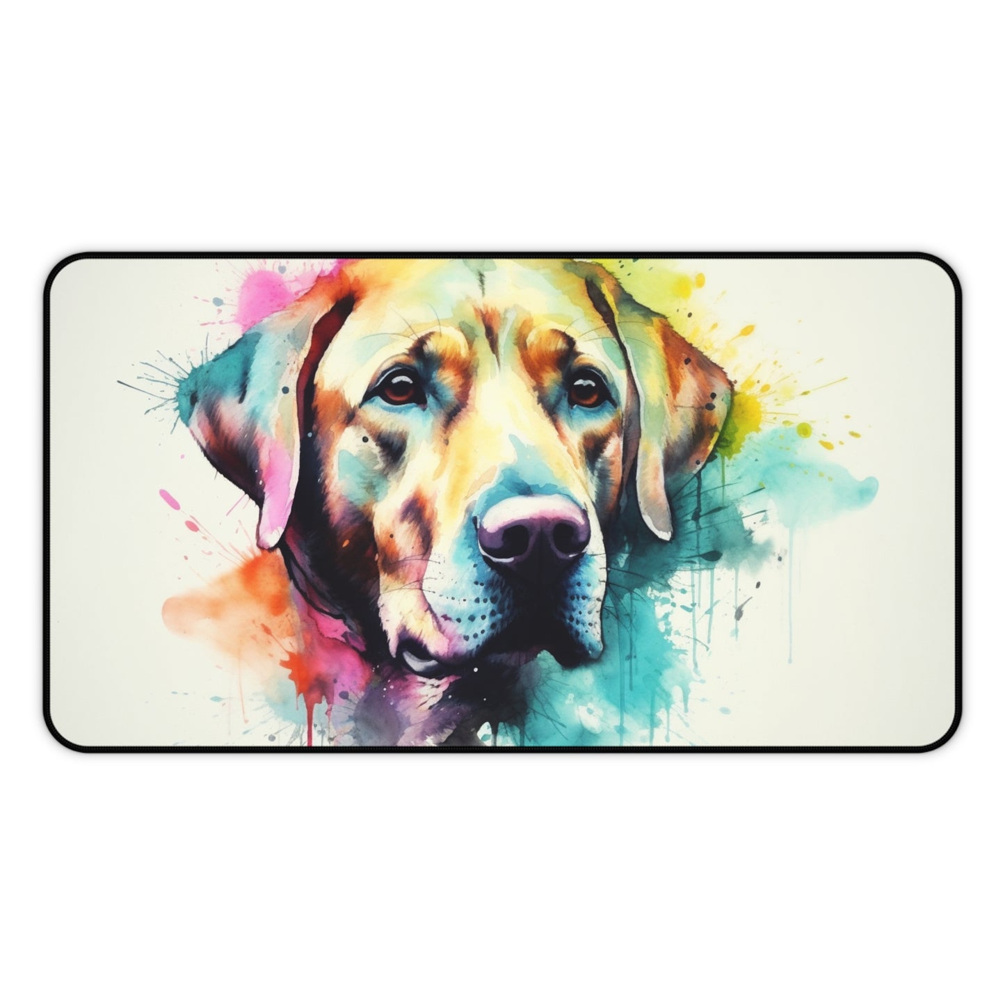 Labrador Pup Desk Mat - Cute and protective workspace accessory with playful pups for added charm