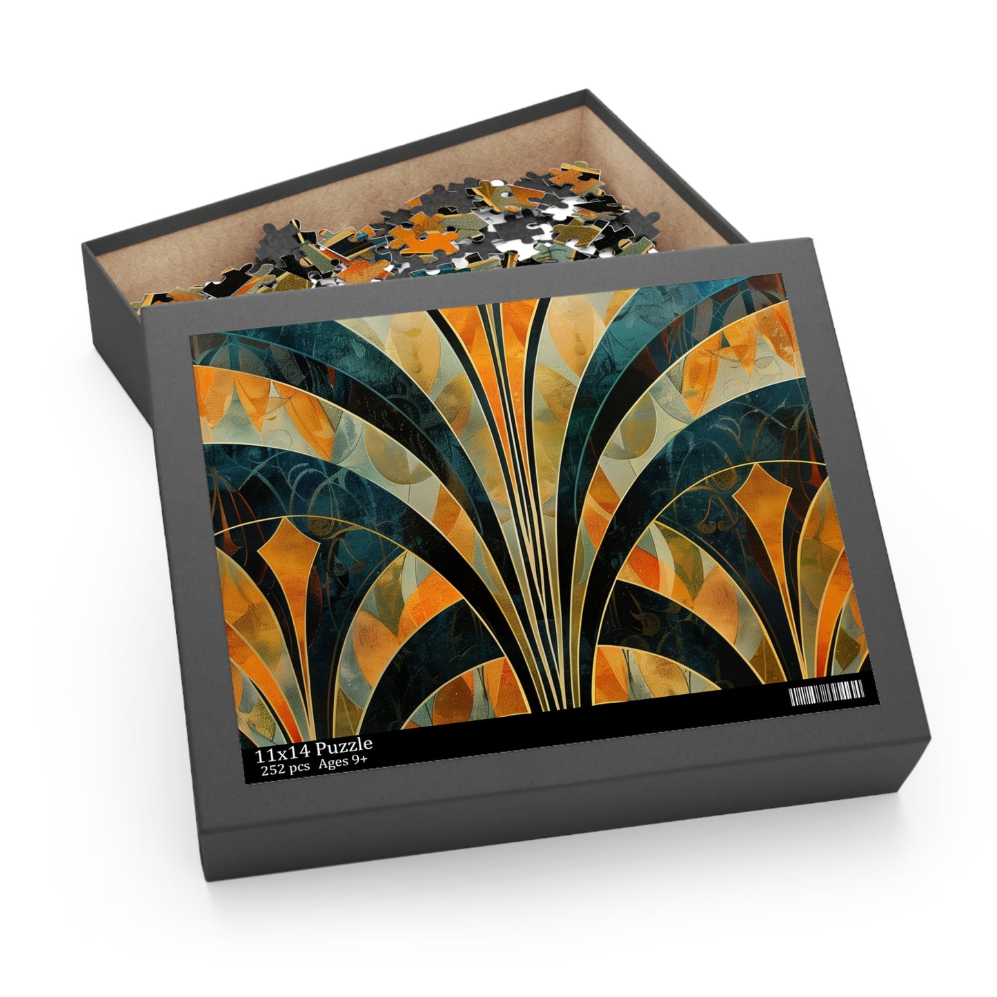 Deco Abstract Puzzle Collection - Intricate patterns and vibrant colors for immersive fun & relaxation.