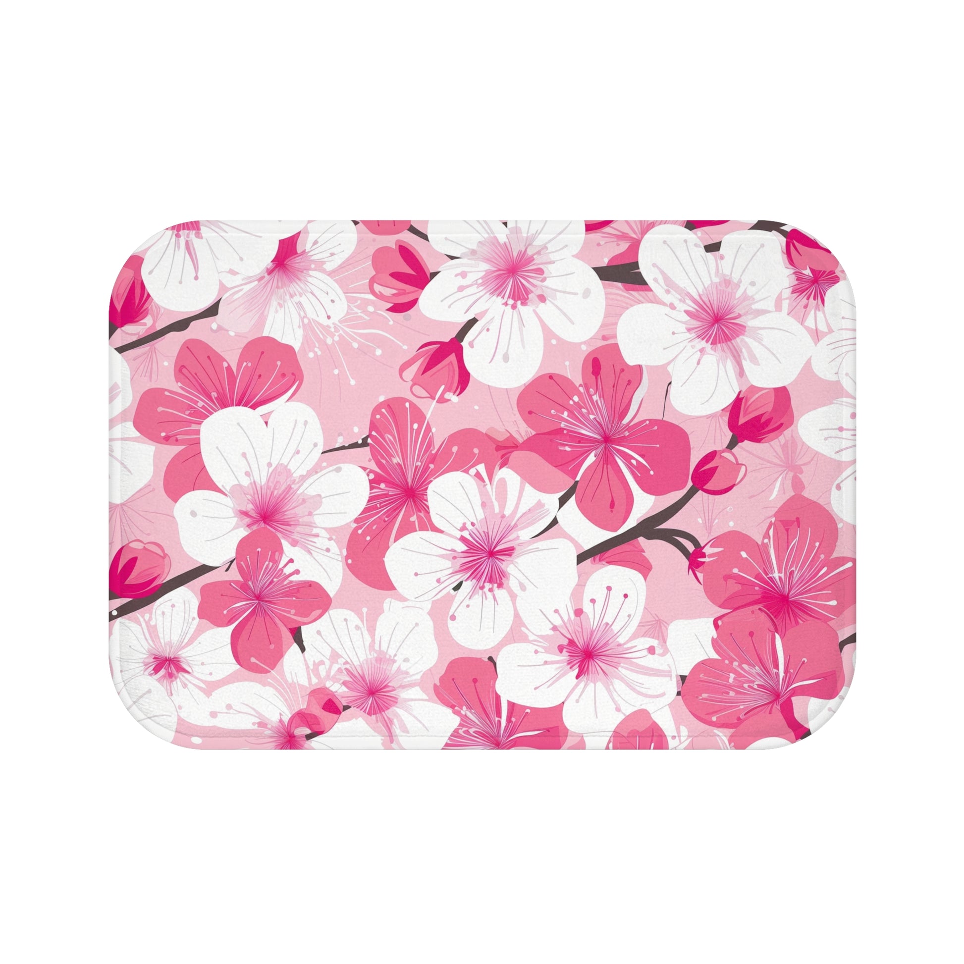 Cherry Blossom Bliss Bath Mat | Bath Mats | Bath, Bathroom, Home & Living, Indoor, Sublimation | Prints with Passion