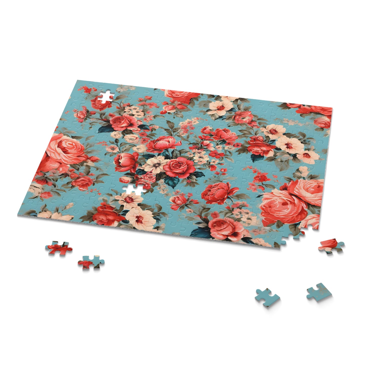 Vintage Fabric Pattern Jigsaw Puzzle