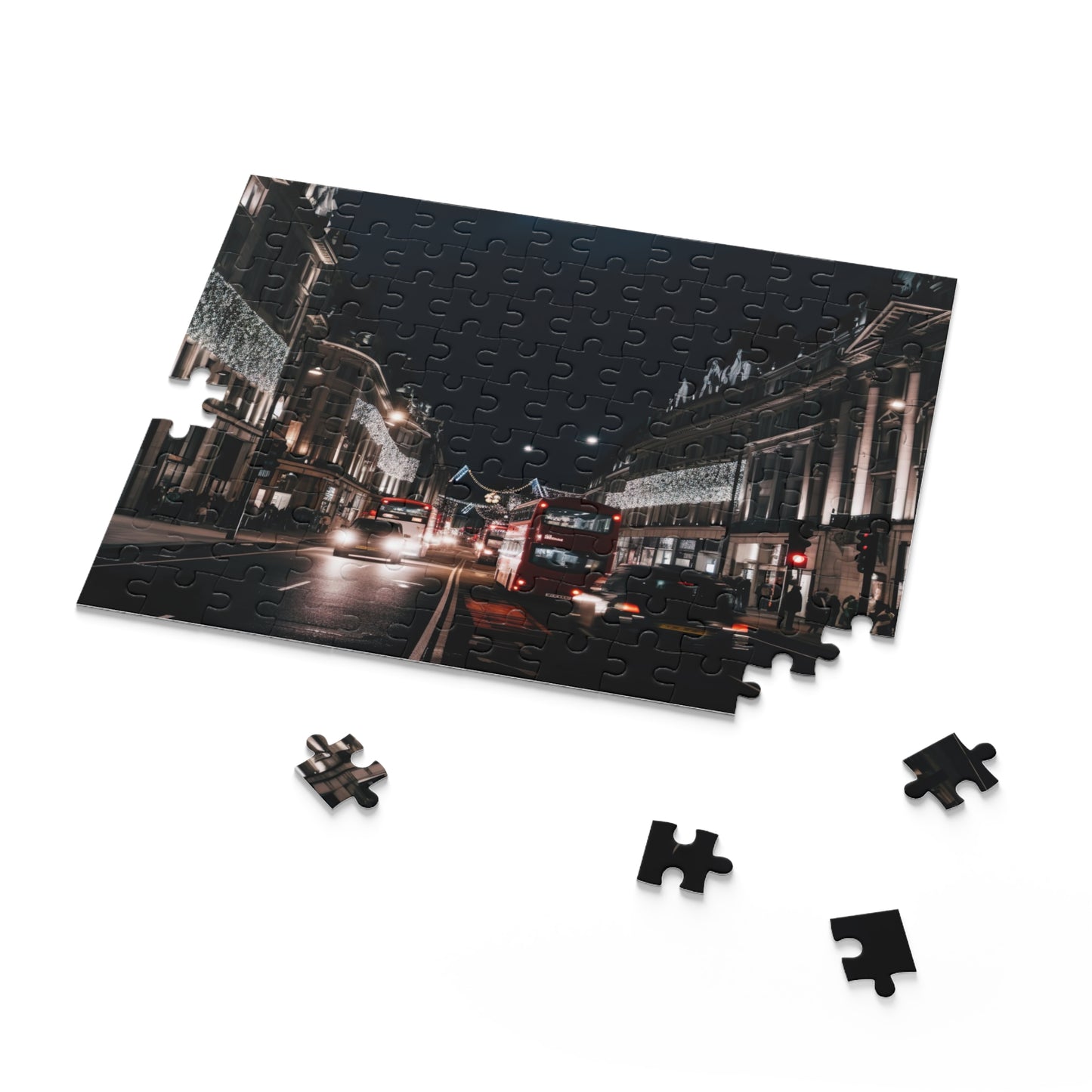 Oxford Street Night Puzzle