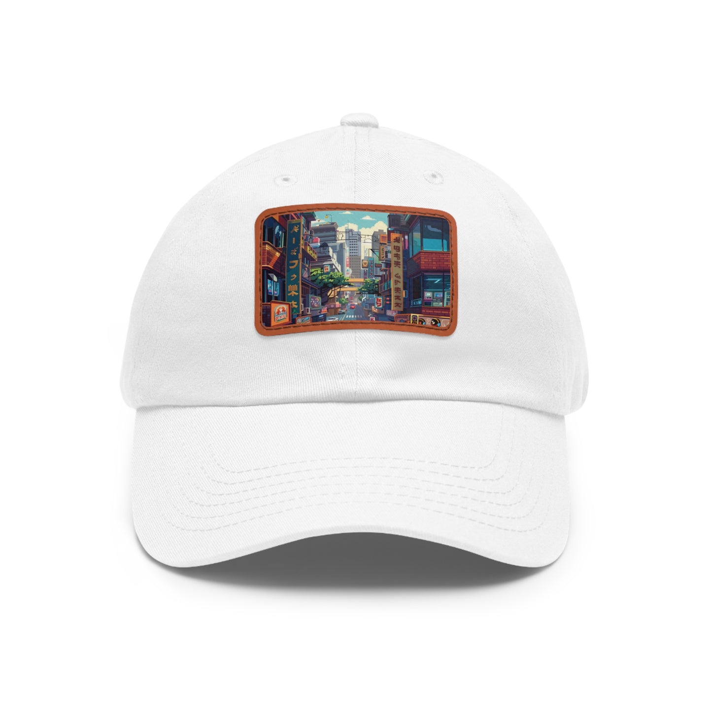 Retro Pixel Power Baseball Cap