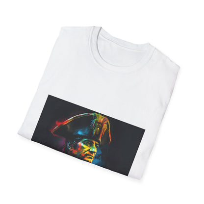 Napoleon T-Shirt : Imperial Radiance in Neon Hues