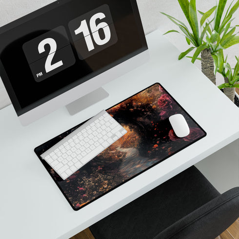 Portal Garden Blooming Through Time — XL & XXL Desk Mat — Product Detail View 7