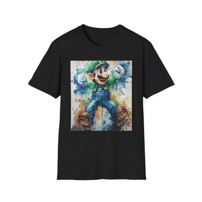 Luigi: The Poltergust Master T-Shirt | T-Shirt | DTG, Men's Clothing, Regular fit, T-Shirts, Unisex, Women's Clothing | Prints with Passion