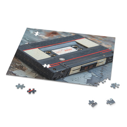 Retro Cassette Tape Puzzle - Colorful and intricate jigsaw puzzle for music lovers and nostalgia enthusiasts