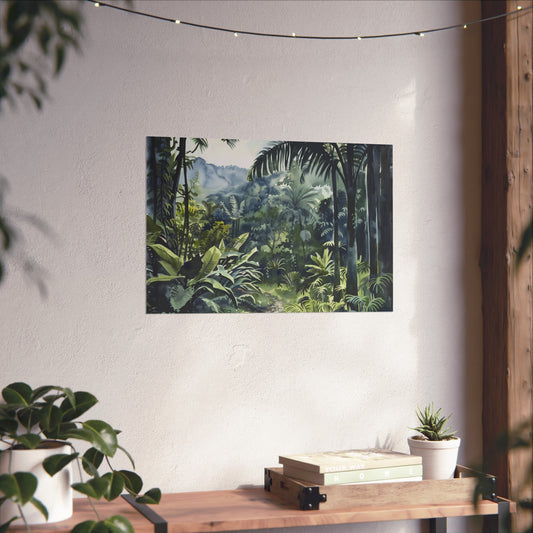 this high-quality poster also makes a great gift for nature lovers. Hang it in your home and experience the magic of the Congo Rainforest.