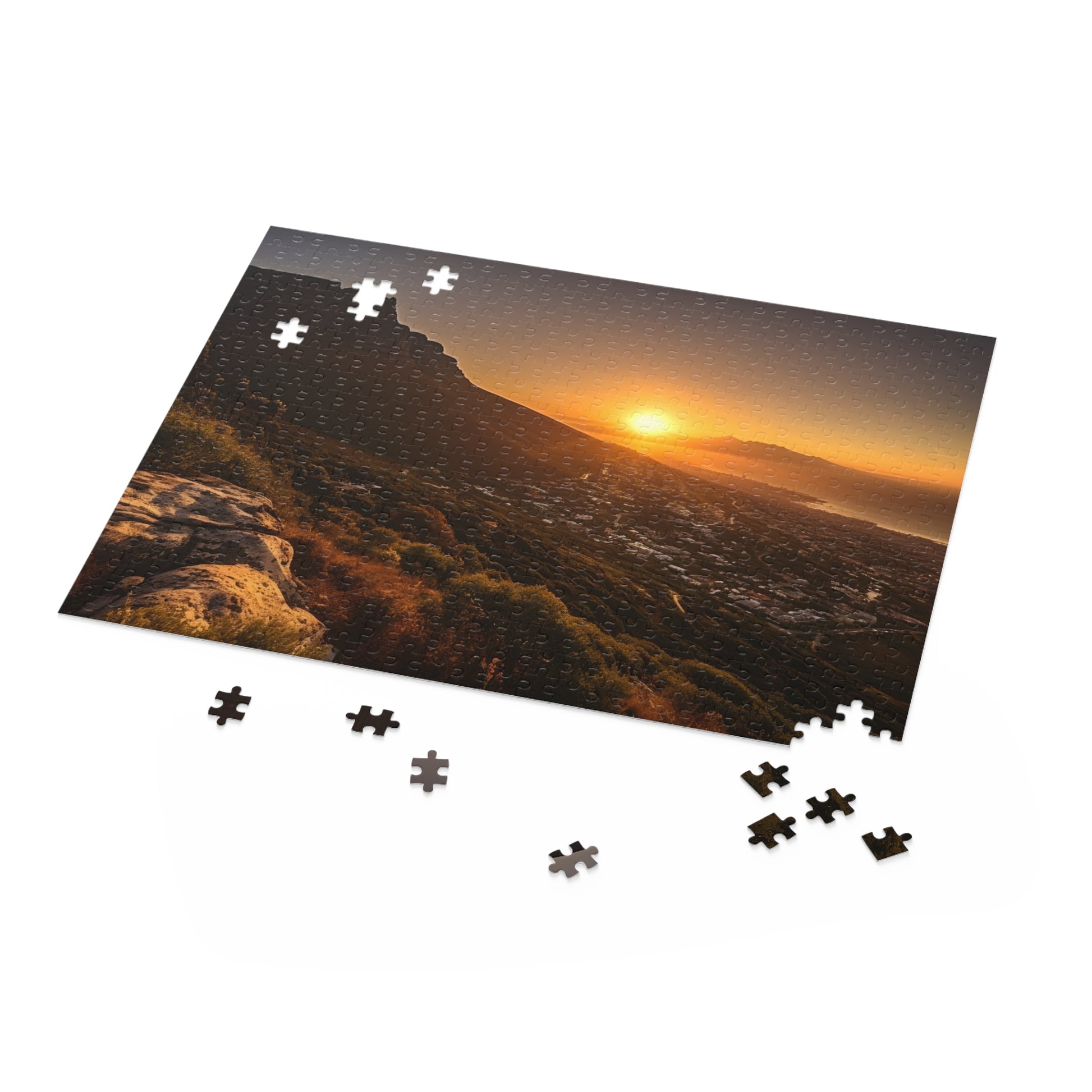 Table Mountain South Africa jigsaw puzzle for a captivating adventure in your home.