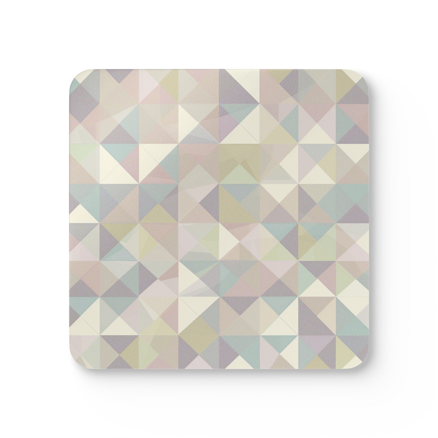 Chic Pastel Geometrics Coaster Set | Home Decor | Accessories, Coasters, Desk, Kitchen, Kitchen Accessories, Sublimation, Summer Picks | Prints with Passion