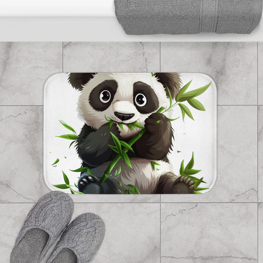 Panda Snack Time Bath Mat | Bath Mats | Bath, Bathroom, Home & Living, Indoor, Sublimation | Prints with Passion